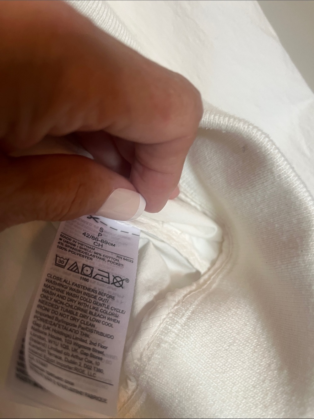 White Half-Zip Pullover Jacket - Lightweight Women's Coat - Picture 5 of 5